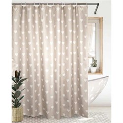 Штора для ванной комнаты Bath Plus Hearts - фото 17024066