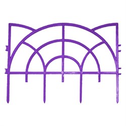 Декоративный заборчик Дачная мозаика Роккоко - фото 17025890