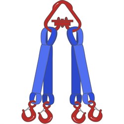 Четырехветвевой текстильный строп ТамбовТехСнаб 4СТ - фото 17026502