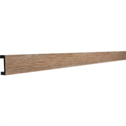 Ударопрочная влагостойкая рейка интерьерная Decor-Dizayn 618-83SH - фото 17029860