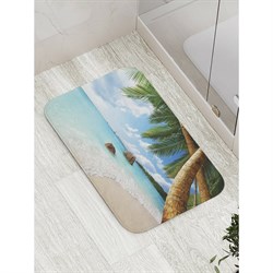 Противоскользящий коврик для ванной, сауны, бассейна JoyArty На дальних берегах - фото 17030499