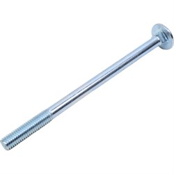 Мебельный оцинкованный болт Саморезик 8,0х130 DIN603 20 шт - фото 17030662