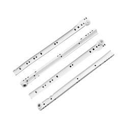 Направляющие StahlBuro роликовые, 350/0,8 мм, белый, 2 шт. 15919 - фото 17030777