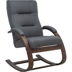 Кресло-качалка Leset Милано, Орех текстура, ткань Малмо 95 - фото 17040779