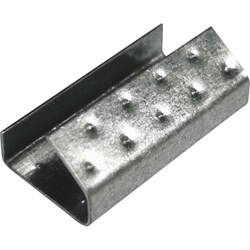 Оцинкованная скрепа для ПП ленты 12 мм Кордленд KREP-00172 - фото 17041827