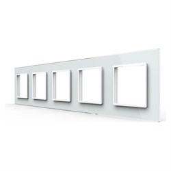 Рамка для розетки LIVOLO BB-C7-SR/SR/SR/SR/SR-11 - фото 17076674