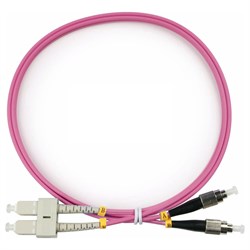 Оптический шнур Cabeus FOP-50-OM4-SC-FC-1m - фото 17076749