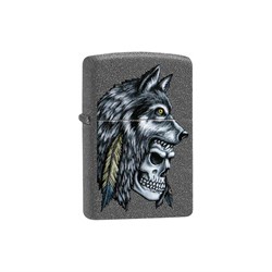 Зажигалка Zippo Wolf Skull - фото 17076857