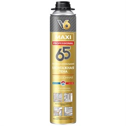 Всесезонная пистолетная монтажная пена V6 11596945 - фото 17077607