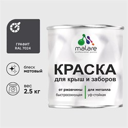 Краска для металлических заборов MALARE 2013932124001 - фото 17081366
