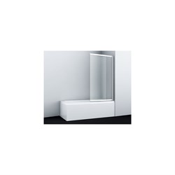 Правая раздвижная стеклянная шторка на ванну WasserKRAFT Main - фото 17087728