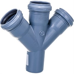 Канализационная крестовина АТЛАС ПЛАСТ SCE045000050 - фото 17088242