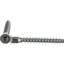 Оцинкованный винт-конфирмат Саморезик 6,4х50 (150 шт.) - фото 17089153