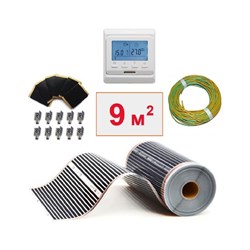 Пленочный электрический теплый пол ТеплоСофт 9м.кв./эл - фото 17092129