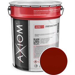 Грунтовка AXIOM ГФ 021 ГОСТ быстросохнущая красно-коричневая 27 кг - фото 17093486