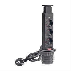 Выдвижная розетка Inrior RUFH-20 - фото 17097651