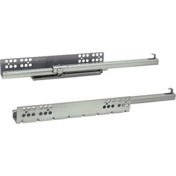 Направляющие шариковые MF 400мм, скрытого типа неполного выдвижения открывание нажатием - фото 17097799