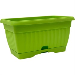 Балконный пластиковый ящик Протэкт ЯБ-30 ЗК - фото 17103672