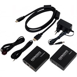 Комплект для передачи HDMI, ИК управления и питания по кабелю витой пары OSNOVO sct1466 - фото 17105272