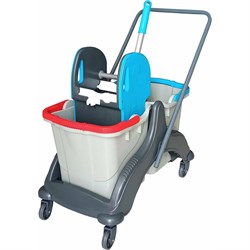 Двухведерная тележка для уборки Uctem-Plas 29274 - фото 17105742