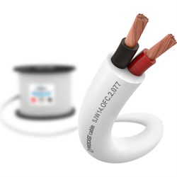 Акустический кабель PROCAST cable SJW 14.OFC.2,077.3 14AWG 2x2,077мм2, PVC, белый, 3 м - фото 17106502