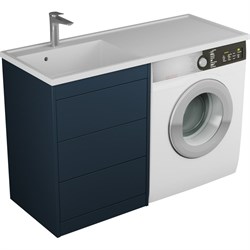 Тумба под умывальник "Magenta 1200" R/L и стиральную машину Veneciana Nera 55 - фото 17107148