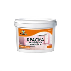 Акриловая моющаяся краска ЛАТЕК Л204 - фото 17107436