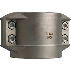 Усиленный 4-х болтовый хомут TITAN LOCK TL63x8SS - фото 17107512