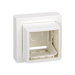 Адаптер для использования механизмов Simon белый - фото 17109998