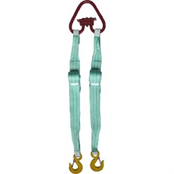 Двухветвевой текстильный строп ТамбовТехСнаб 2СТ - фото 17112512