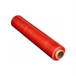 Стрейч пленка ПАКПОЛИМЕР первый сорт красная 500мм 1450гр 119м 23мкм - фото 17114834