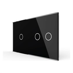 Панель для двух сенсорных выключателей LIVOLO BB-C7-C1/C2-12 - фото 17115286