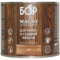 Деревозащитное масло для террас и садовой мебели БОР 4690417061501 - фото 17115865