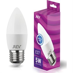 Светодиодная лампа REV FROST LED С37 E27 5Вт 4000K - фото 17116588