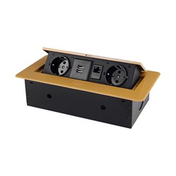 Горизонтальная выдвижная розетка ROCKETSOCKET SHS020-G - фото 17118481