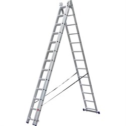 Трехсекционная алюминиевая лестница SMARTY SN011-313 - фото 17119519