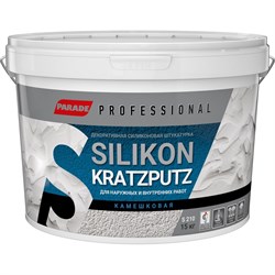 Камешковая декоративная штукатурка PARADE Professional SILIKON KRATZPUTZ S210 K 2, - фото 17123853
