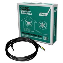 Профессиональный универсальный резистивный греющий кабель для систем антиобледенения и снеготаяния IQWATT IQ OUTDOOR CW - фото 17130327