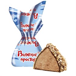 Конфеты СЛАВЯНКА "Волжские просторы" в вафельной крошке, с начинкой пралине, 1000 г, 40187 - фото 17148612