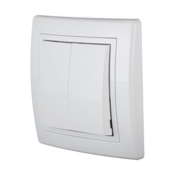 Двухклавишный выключатель Aling-conel PRESTIGE - фото 17149320