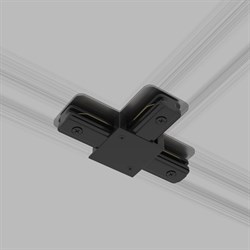 Т-образный соединитель ELEKTROSTANDARD TRC-1-1-T-BK - фото 17150951