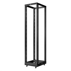 Открытая двухрамная усиленная стойка Cabeus RA-42U-1000-BK - фото 17150985