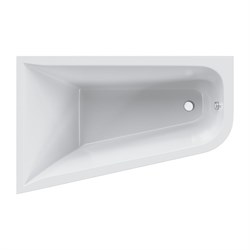 Ассиметричная левосторонняя акриловая ванна AM.PM spirit - фото 17160270