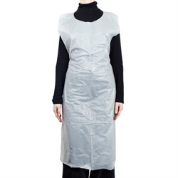 Фартуки полиэтиленовые, КОМПЛЕКТ 50 шт., одноразовые, СУПЕР, 81х125 см, 25 мкм, ELEGREEN, ФКб-Пэ81/125Су - фото 17163104