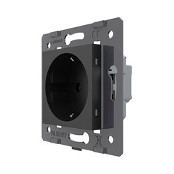 Электрическая розетка LIVOLO VL-FCTC16A-2BPS01 - фото 17163182