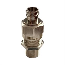 Металлический взрывозащищенный кабельный ввод Магнито-Контакт ВН20 Мр15 - фото 17164231