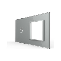 Панель для сенсорного выключателя и розетки LIVOLO BB-C7-C1/SR-15 - фото 17165185