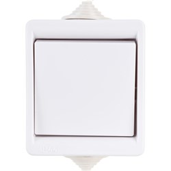 Брызгозащищенный одноклавишный выключатель Кунцево-Электро А110-015 - фото 17168432