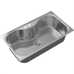 Врезная кухонная мойка Oulin OL-330 - фото 17169127