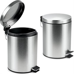 Круглое ведро для мусора Рыжий кот DBM-01-5 - фото 17177211